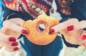 Ideal Wine Company prosecco doughnuts