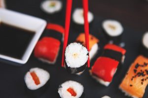 Ideal Wine Company sushi and wine